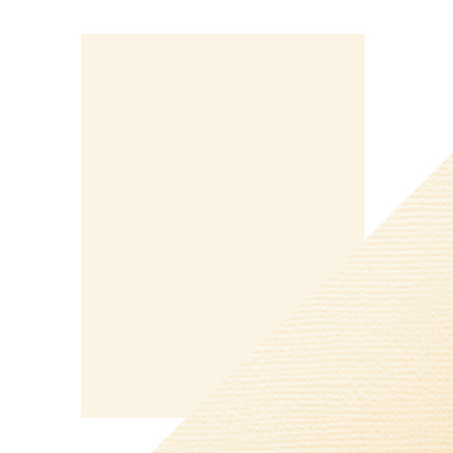 Craft Perfect Weave Textured Classic Card 8.5"X11" 10/Pkg-Ivory Whte - CARD 8-9615