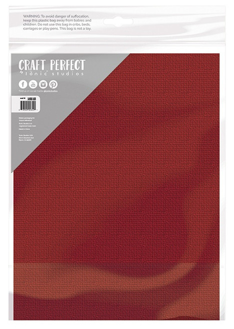 Craft Perfect Weave Textured Classic Card 8.5"X11" 10/Pkg-Cherry Red - CARD 8-9676 Craft Perfect Weave Textured Classic Card 8.5"X11" 10/Pkg-Cherry Red - CARD 8-9676