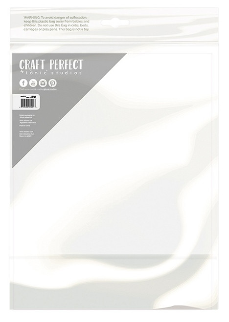 Craft Perfect Satin Mirror Cardstock 8.5"X11" 5/Pkg-Satin -Pink Chiffon - MIRRORS-9483E