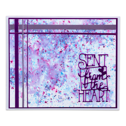 Craft Perfect Satin Mirror Cardstock 8.5"X11" 5/Pkg-Satin -Purple Mist - MIRRORS-9485E