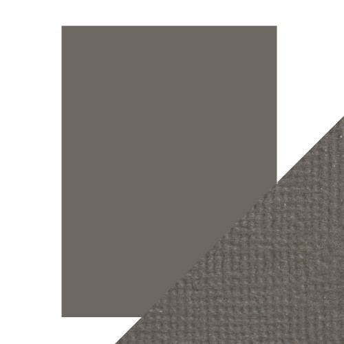Craft Perfect Weave Textured Classic Card 8.5"X11" 10/Pkg-Pewter Gray - CARD 8-9622