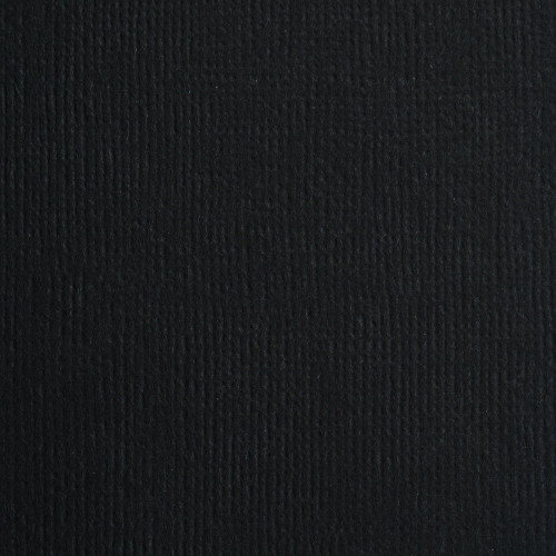 Craft Perfect Weave Texture 80lb Cardstock 12"X12" 5/Pkg-Jet Black - CARD 12-9132