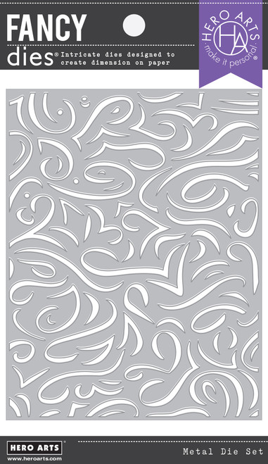 Hero Arts Fancy Dies-Swirls Confetti - 5A002CFY-1GFYC - 085700945776