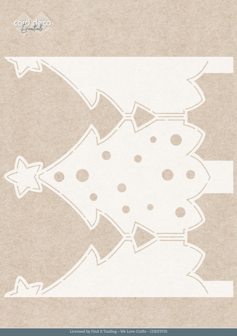 2 Pack - Find It Trading Card Deco Essentials Stencil-Tree A4, Gnome For Christmas - 5A002FLC-1GH10 - 8718715141186