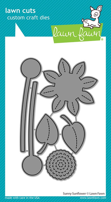 Lawn Cuts Custom Craft Die-Sunny Sunflower - 5A002CLY-1GG2T - 789554582742