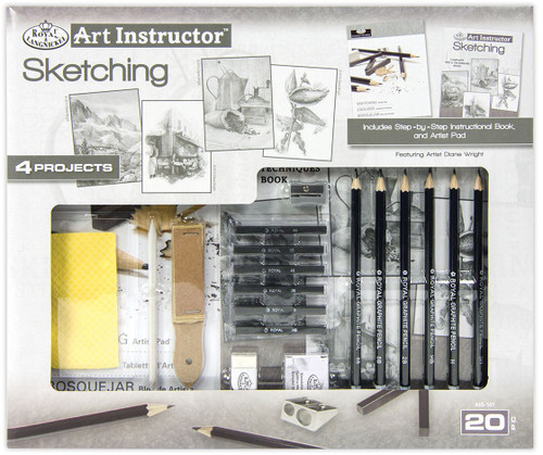 Art Instructor Sketching Set-20pc - AIS-101 - 090672944412