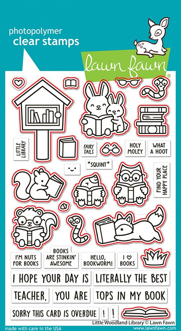 Lawn Cuts Custom Craft Die-Little Woodland Library - 5A002CJK-1GG1Q