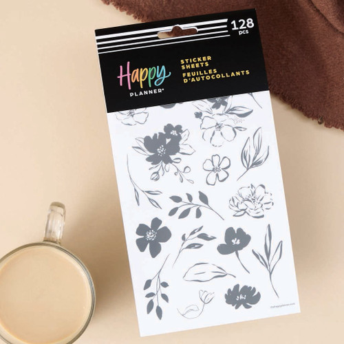 2 Pack Happy Planner Sticker Value Pack 10/Sheets-Sketchy Florals 5A002FNQ-1GH2N