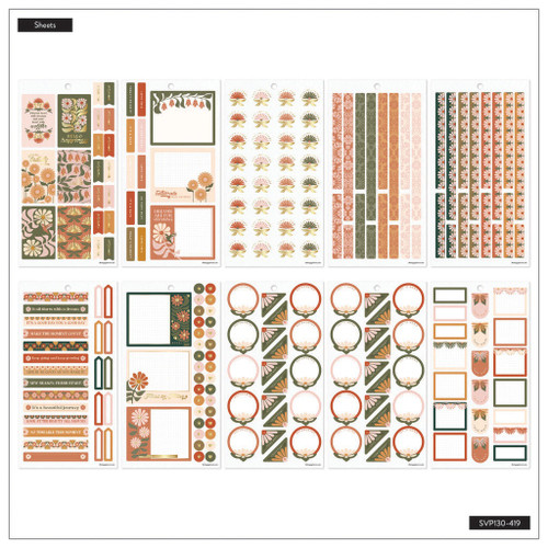 Happy Planner Classic Sticker Value Pack 30/Sheets-Desert Rose - 5A002FM7-1GH59 Happy Planner Classic Sticker Value Pack 30/Sheets-Desert Rose - 5A002FM7-1GH59