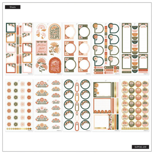 Happy Planner Classic Sticker Value Pack 30/Sheets-Desert Rose - 5A002FM7-1GH59 Happy Planner Classic Sticker Value Pack 30/Sheets-Desert Rose - 5A002FM7-1GH59