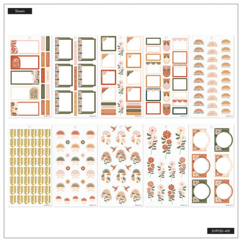 Happy Planner Classic Sticker Value Pack 30/Sheets-Desert Rose - 5A002FM7-1GH59 Happy Planner Classic Sticker Value Pack 30/Sheets-Desert Rose - 5A002FM7-1GH59