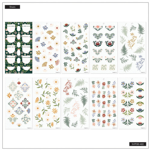 Happy Planner Classic Sticker Value Pack 30/Sheets-Forest Flowers - 5A002FP9-1GH5Q Happy Planner Classic Sticker Value Pack 30/Sheets-Forest Flowers - 5A002FP9-1GH5Q