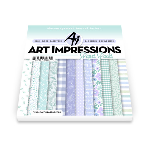 Art Impressions Paper Pack 6"X6"-Encouragment - 5A002FV0-1GH8Z - 799793272694