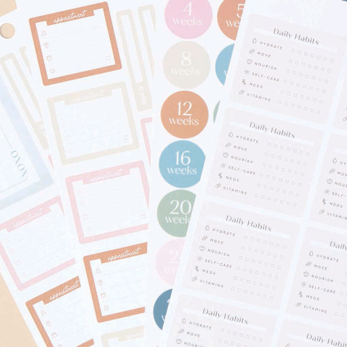 Happy Planner Classic Sticker Value Pack 30/Sheets-Baby On The Way 5A002FNB-1GH5G
