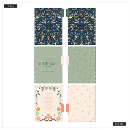 Happy Planner Classic Disc Bound Notebook-Forest Flowers - 5A002FNX-1GH3X Happy Planner Classic Disc Bound Notebook-Forest Flowers - 5A002FNX-1GH3X