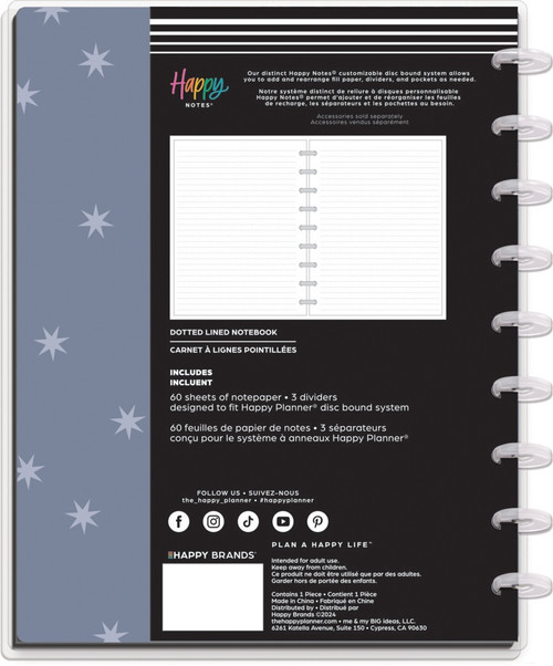 Happy Planner Classic Disc Bound Notebook-Forest Flowers - 5A002FNX-1GH3X Happy Planner Classic Disc Bound Notebook-Forest Flowers - 5A002FNX-1GH3X