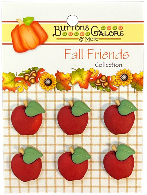 Buttons Galore Button Theme Pack-Apples - 5A002FWC-1GH9L - 840934081443