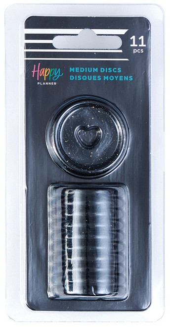 Happy Planner Metal Disc Set-Black Pearl - 5A002FQY-1GH21 - 673807693340