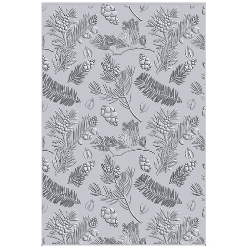 Sizzix 3D Textured Embossing Folder By 49 And Market-Pines - 5A002412-1G7BQ