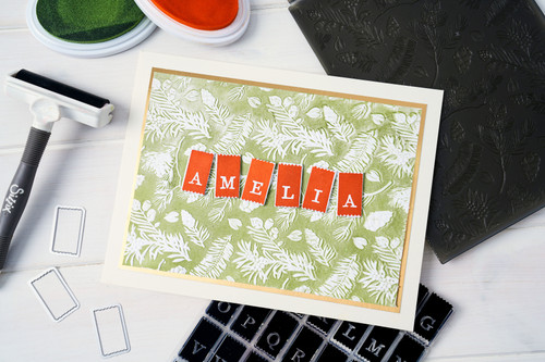 Sizzix 3D Textured Embossing Folder By 49 And Market-Pines - 5A002412-1G7BQ Sizzix 3D Textured Embossing Folder By 49 And Market-Pines - 5A002412-1G7BQ