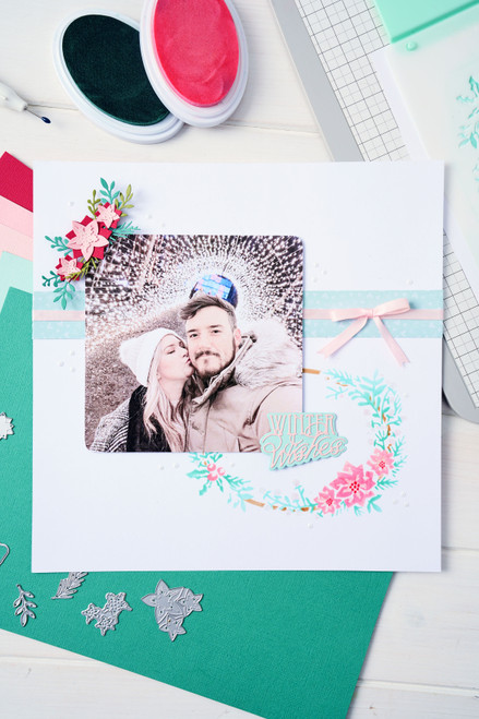 Sizzix A6 Layered Stencils 4/Pkg By Jen Long-Winter Wishes #3 - 5A002414-1G7B8 Sizzix A6 Layered Stencils 4/Pkg By Jen Long-Winter Wishes #3 - 5A002414-1G7B8