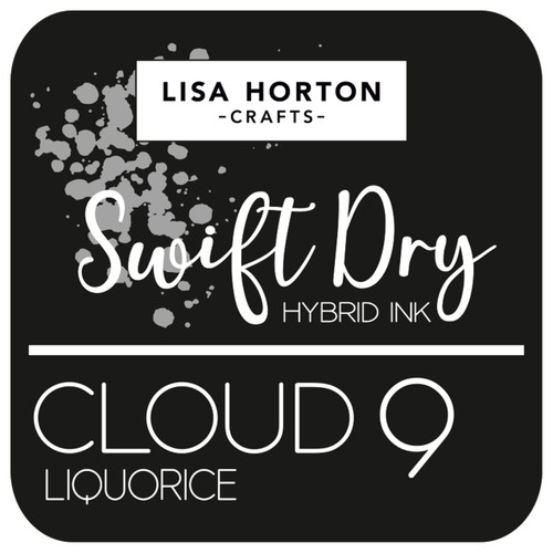 Lisa Horton Crafts Cloud 9 Swift Dry Hybrid Ink Pad-Liquorice Black - A5002BSS-G1FBB - 632793482086