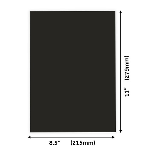 3 Pack - Craft Perfect Smooth Cardstock 8.5"X11"-Black - CARDSM12-9112E 3 Pack - Craft Perfect Smooth Cardstock 8.5"X11"-Black - CARDSM12-9112E