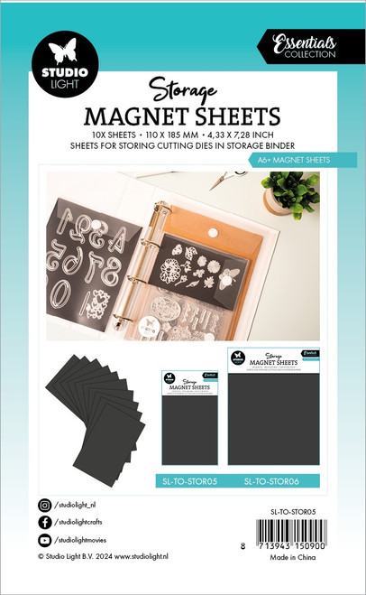 Studio Light Essentials Storage Magnet Sheet A6 10/PKg-Nr. 05 - 5A002BKS-1GF29