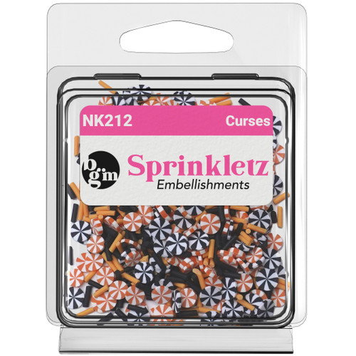 3 Pack - Buttons Galore Sprinkletz Embellishments 12g-Curses - 5A002FVK-1GH9Y - 840934081368