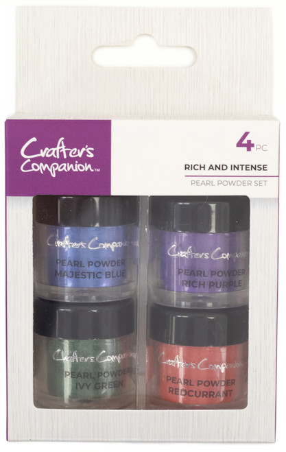 Crafter's Companion Pearl Powder 4/Pkg-Rich And Intense 5A002C9R-1GFTY - 195094130327