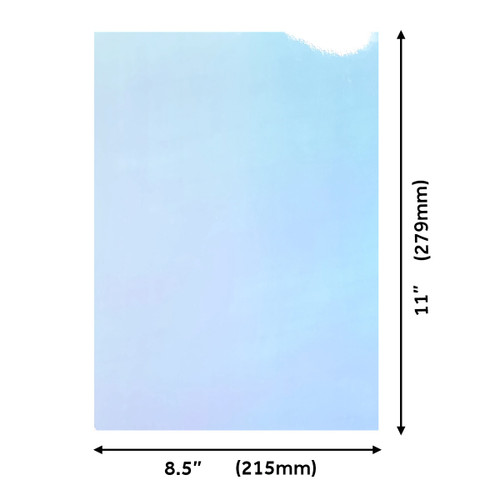 Craft Perfect Gloss Iridescent Mirror Cardstock 8.5"X11"-Bejeweled Blue - 5A0023WX-8750E Craft Perfect Gloss Iridescent Mirror Cardstock 8.5"X11"-Bejeweled Blue - 5A0023WX-8750E