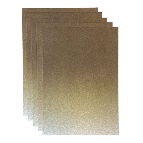 Craft Perfect Ombre Glitter Cardstock 8.5"X11"-Oyster Luster - OMBREGLT-8922E