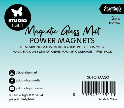 2 Pack Studio Light Essentials Power Magnets For Magnetic Glass Mat-Nr. 01 5A002BFM-1GDZK