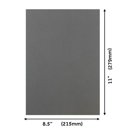 3 Pack - Craft Perfect Smooth Cardstock 8.5"X11"-Pewter Grey - CARDSM12-9916E 3 Pack - Craft Perfect Smooth Cardstock 8.5"X11"-Pewter Grey - CARDSM12-9916E