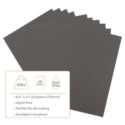 3 Pack - Craft Perfect Smooth Cardstock 8.5"X11"-Pewter Grey - CARDSM12-9916E 3 Pack - Craft Perfect Smooth Cardstock 8.5"X11"-Pewter Grey - CARDSM12-9916E