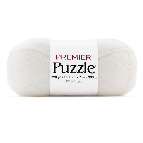 3 Pack - Premier Puzzle Solids Yarn-White - 5A002G6Q-1GHMN - 840166837566 3 Pack - Premier Puzzle Solids Yarn-White - 5A002G6Q-1GHMN - 840166837566