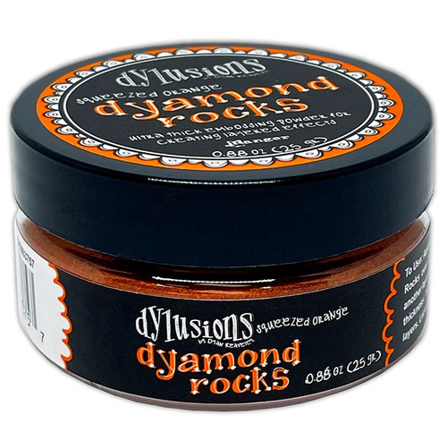 2 Pack - Dyan Reaveley Dylusions Dyamond Rocks-Squeezed Orange - DYMR-1GH98 - 789541083757