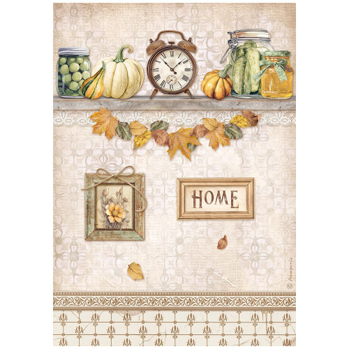 Stamperia Assorted Rice Paper A4 6/Sheets-Golden Harmony - 5A002CGW-1GFZK