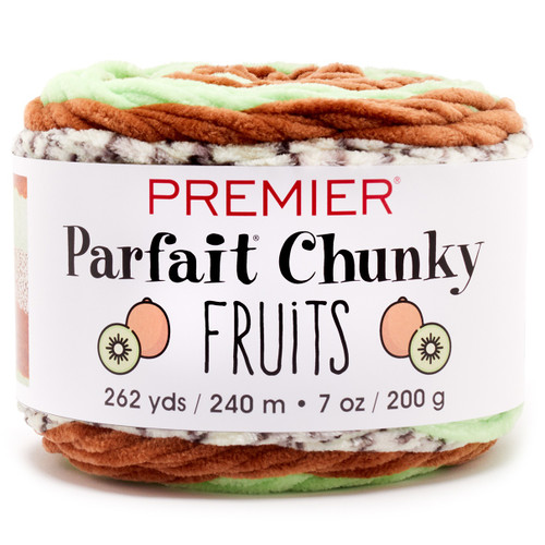 Premier Parfait Chunky Fruits Yarn-Kiwi - 5A002G5V-1GHMD - 840166833155 Premier Parfait Chunky Fruits Yarn-Kiwi - 5A002G5V-1GHMD - 840166833155