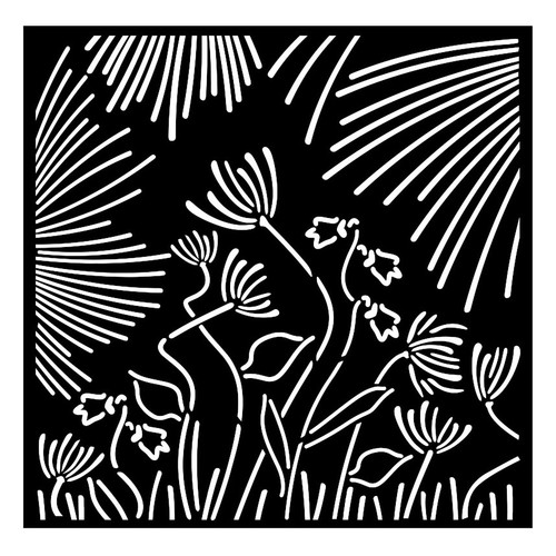 3 Pack - Stamperia Stencil 7"X7"-Forest Abstract Flowers - 5A002CHX-1GFZQ