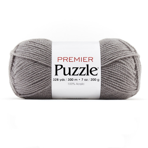 Premier Puzzle Solids Yarn-Charcoal - 5A002G6Q-1GHMS - 840166837542 Premier Puzzle Solids Yarn-Charcoal - 5A002G6Q-1GHMS - 840166837542
