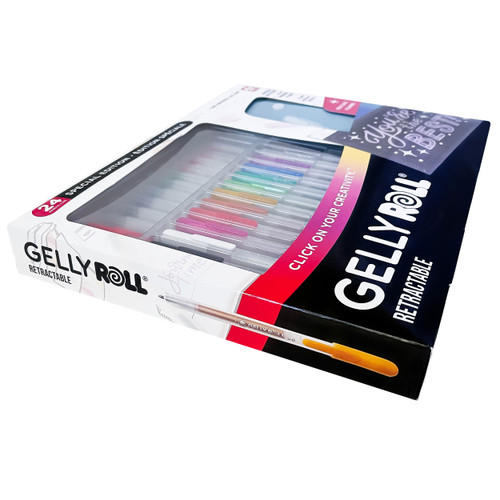 Sakura Gelly Roll Retractable Pen Gift Set-24 Pieces - 5A002FWT-1GHBL