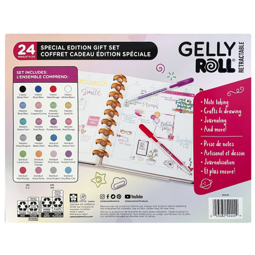 Sakura Gelly Roll Retractable Pen Gift Set-24 Pieces - 5A002FWT-1GHBL Sakura Gelly Roll Retractable Pen Gift Set-24 Pieces - 5A002FWT-1GHBL