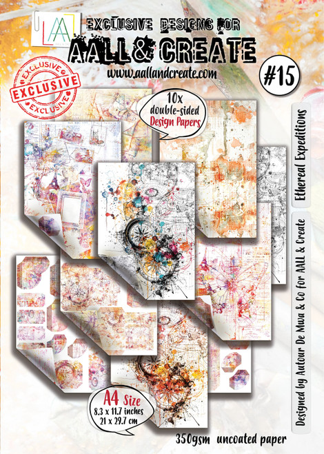 AALL And Create Design Double-Sided Cardstock A4 10/Pkg-Ethereal Expeditions - 5A002FJV-1GGYV - 5060979168137