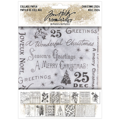 3 Pack - Tim Holtz Idea-ology-Collage Paper - 5A0026S6-1G96W - 040861944099