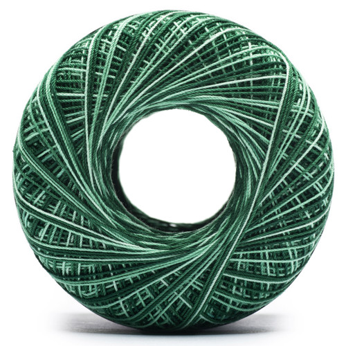 Aunt Lydia's Classic Crochet Thread Size 10-Super Glow Spring Greens - 154-1GGMX
