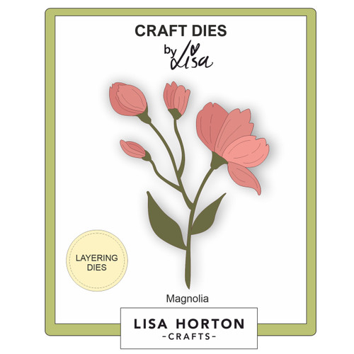 Lisa Horton Crafts Layering Dies-Magnolia - 5A002F17-1GGLB - 632793479062