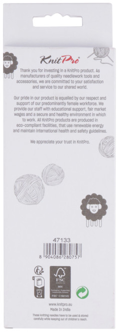 KnitPro-Zing Fixed Circular Needles 32"-Size 10/6mm - 5A002FXD-1GHC3 KnitPro-Zing Fixed Circular Needles 32"-Size 10/6mm - 5A002FXD-1GHC3