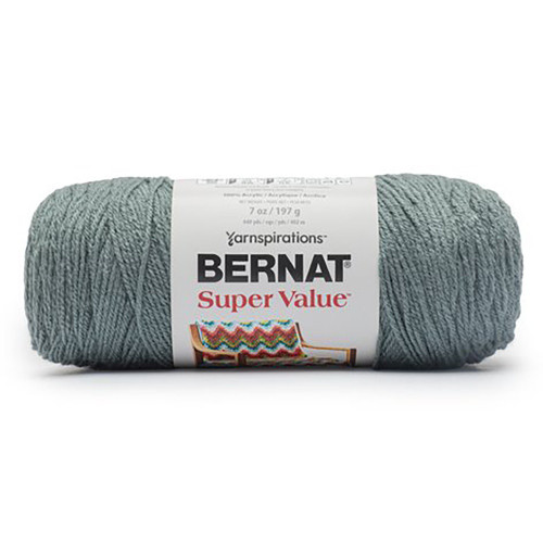 3 Pack - Bernat Super Value Solid Yarn-Storm Gray - 164053-1GHTQ - 057355546615