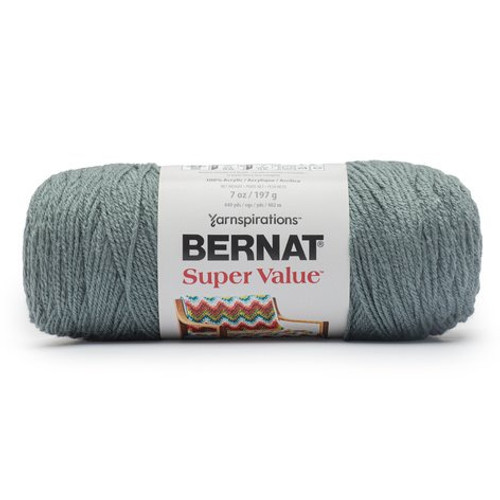 3 Pack - Bernat Super Value Solid Yarn-Storm Gray - 164053-1GHTQ - 057355546615 3 Pack - Bernat Super Value Solid Yarn-Storm Gray - 164053-1GHTQ - 057355546615